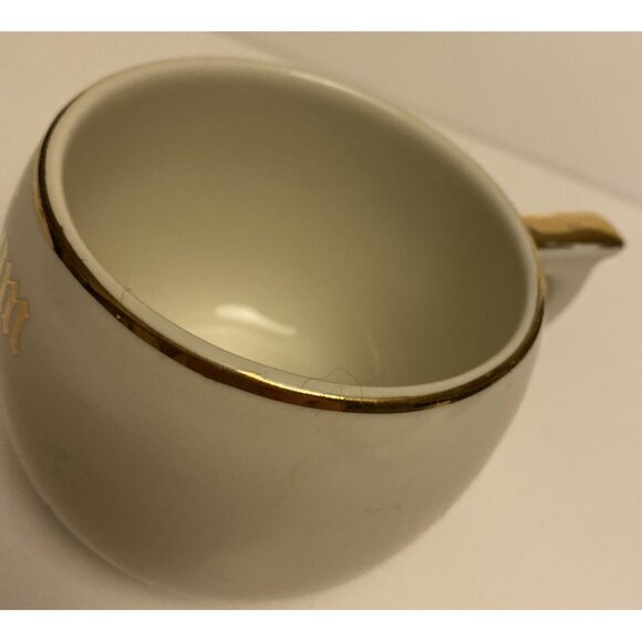 Vtg Hall Tom & Jerry Ball Shaped Replacement Punch Cup Gold Trim - Picture 8 of 14